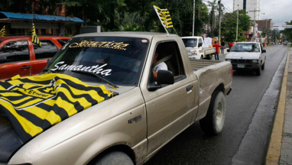 El ambiente de la final en el Morazán