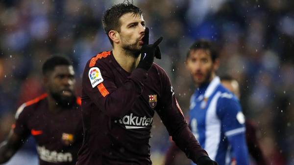 Piqué revela por qué le gusta más el campo del Espanyol que el del Real Madrid: ‘‘Es mejor que el sexo’’
