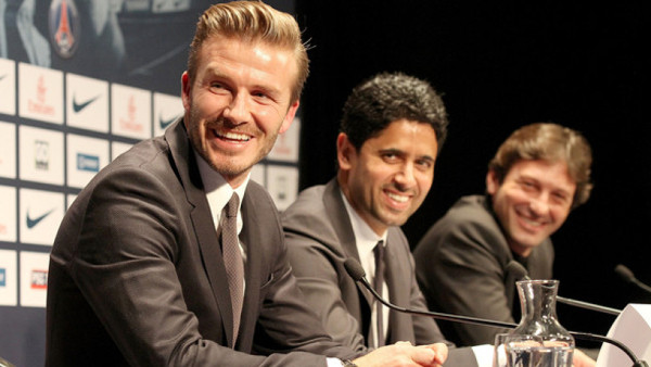Beckham solicita a dueño del PSG que invierta en su club de la MLS