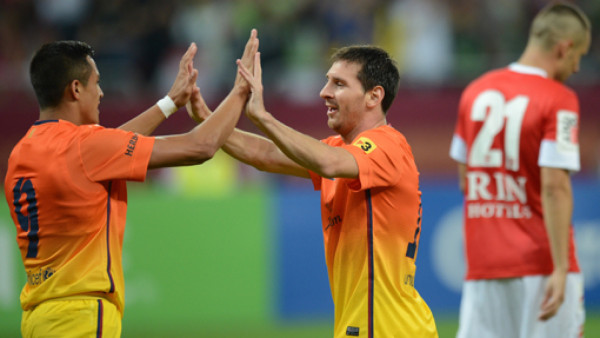 Barcelona venció al equipo de Edgar