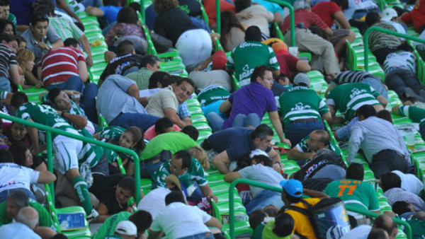 Los cinco minutos de terror en México