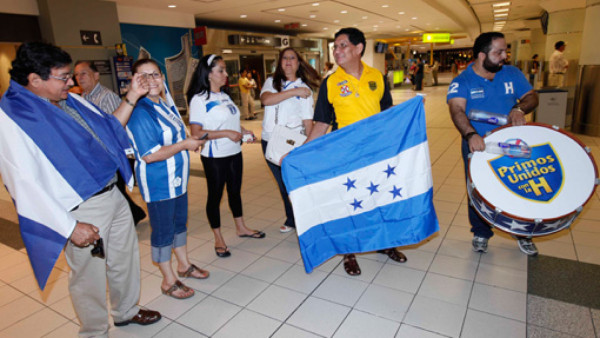 ¡Recibieron a Honduras con entusiasmo!