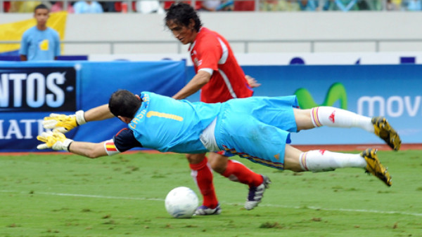 España frustró la alegría de Costa Rica