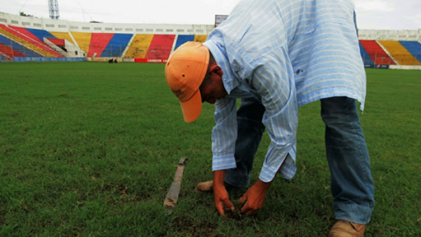 Estadio ceibeño muestra que está en buen estado
