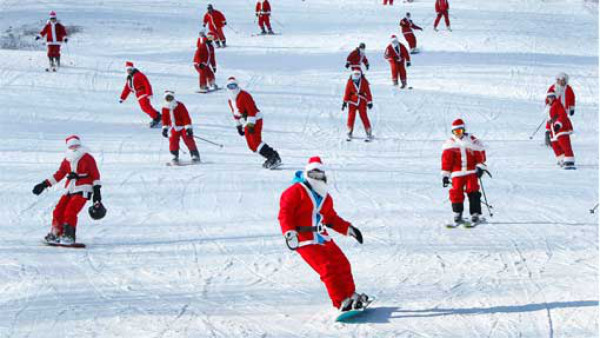 Deporte, música y diversión para celebrar la Navidad.