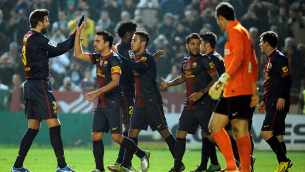 Con un Messi enrachado Barcelona ganó