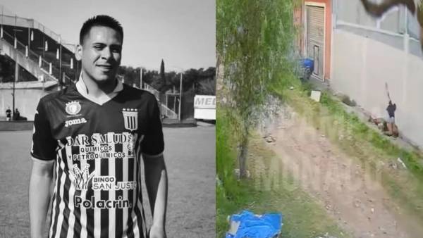 VIDEO: las sensibles imágenes del asesinato de un ex futbolista, este es el principal sospechoso y la causa del crimen