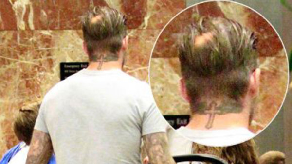 David Beckham se estaría quedando calvo