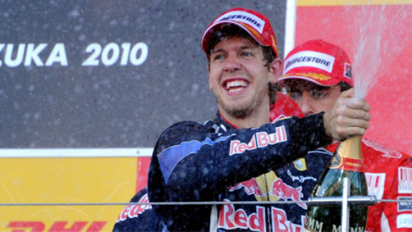 Vettel obtuvo el Gran Premio de Japón