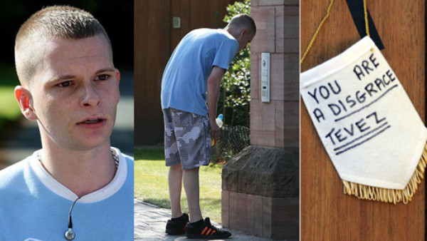 Aficionado del Manchester City fue a reclamarle a Carlos Tévez a su casa