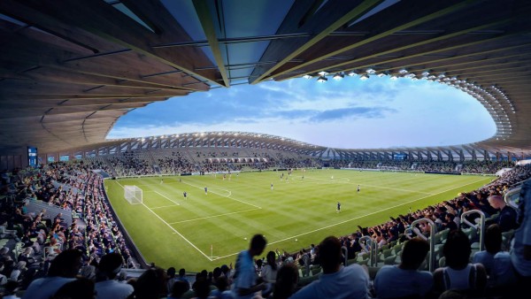 ¡Increíble! El espectacular estadio de madera que será construido por un equipo de Inglaterra