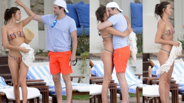 Entre rumores de embarazo, playas y besos, así es la vida de Irina Shayk lejos de Cristiano