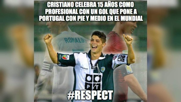 ¡TERRIBLES! Cristiano Ronaldo salva a Portugal y los memes se hacen presentes
