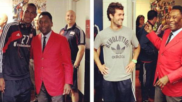 Jerry Bengtson compartió junto a Pelé