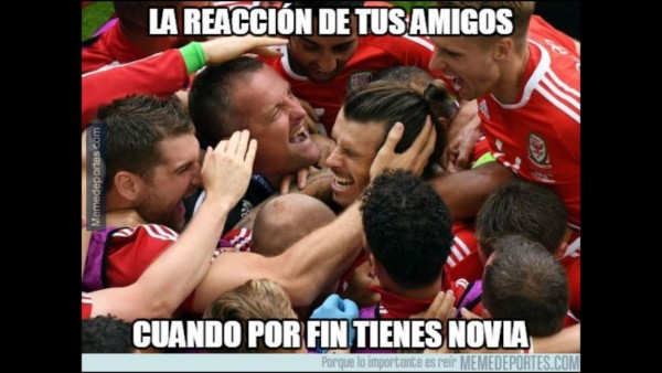 Aaron Ramsey, el protagonista de los memes este lunes en la Eurocopa junto a Gareth Bale