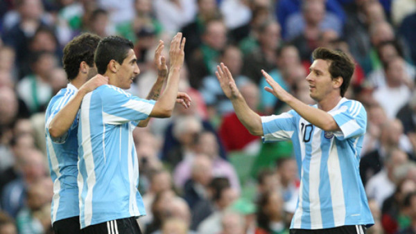 Di María le dio triunfo a Argentina