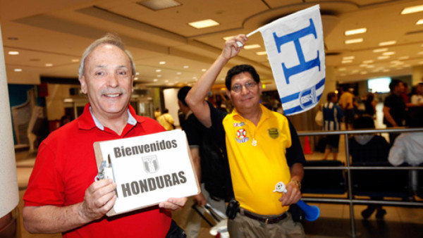 ¡Recibieron a Honduras con entusiasmo!