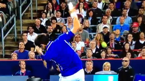 VIDEO: Djokovic se molestó con Nadal por pelotazo en el rostro