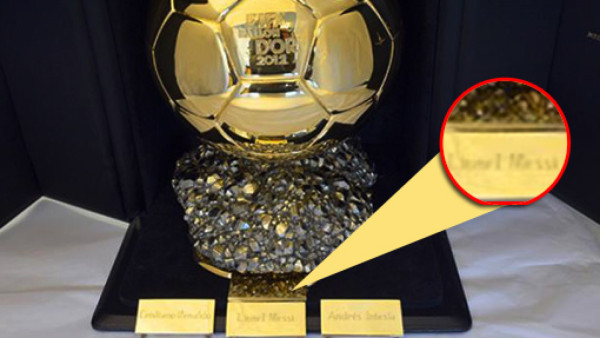 Foto filtrada del Balón de Oro 2012 da ganador a Lio Messi