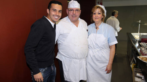 Barcelona festeja con un almuerzo en la nueva Masía