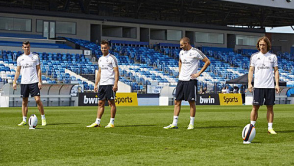 VIDEO: Bale, Benzema y Modric se lucen previo al clásico