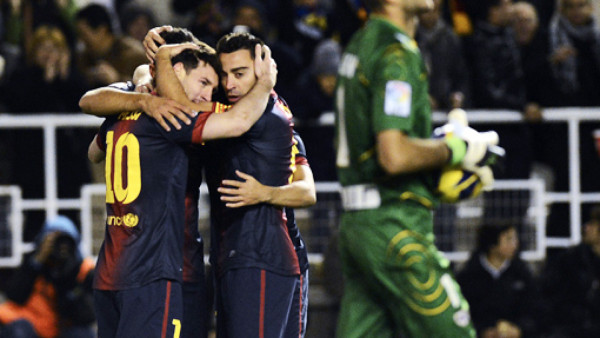 Goleada del Barcelona al Rayo Vallecano