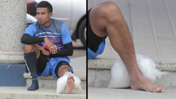 ¡Carlos Discua da el susto!