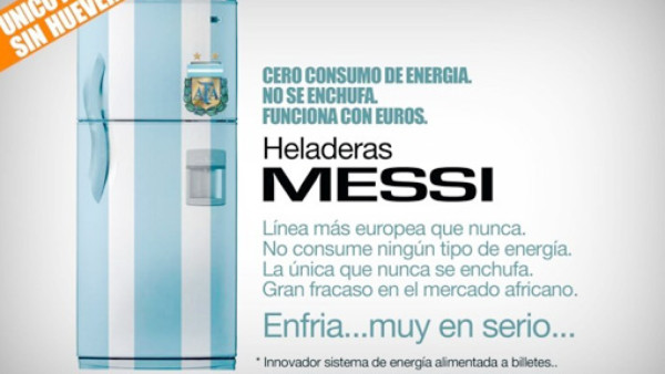 Uruguayos se burlan de Messi