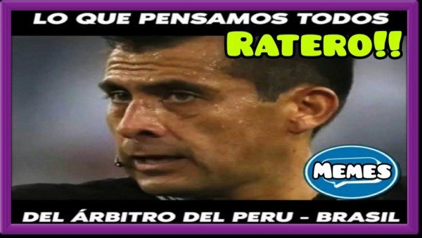 Los memes destruyen a Neymar por fingir faltas en un polémico Perú-Brasil