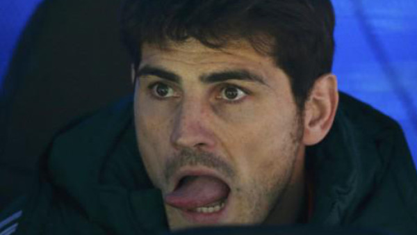 El sufrimiento de Iker Casillas en juego ante Borussia