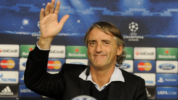 Mancini: 'Podría ser que buscáramos el empate frente al Real Madrid'