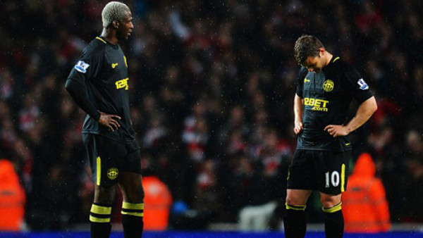 Wigan, esta vez no repitió la hombrada