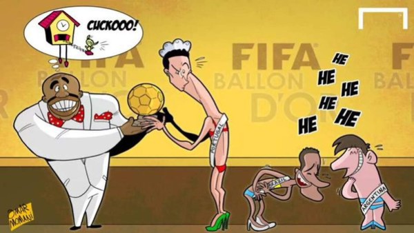 Cristiano Ronaldo víctima de bullying tras perder el Balón de Oro