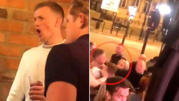 ¡Escándalo! Portero inglés involucrado en pelea callejera por defender a su novia