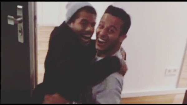 VIDEO: Emotivo reencuentro entre Jonathan Dos Santos y Thiago Alcántara