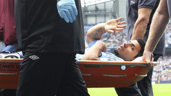 El Kun Agüero estará un mes fuera de las canchas