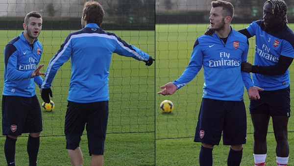 Futbolistas del Arsenal protagonizan bronca en entrenamiento