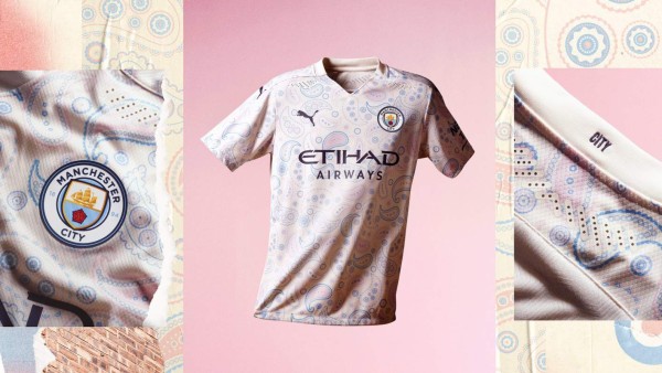 'Parece una pijama': Críticas por la nueva camiseta del Manchester City; ¿Le gustará a Messi?