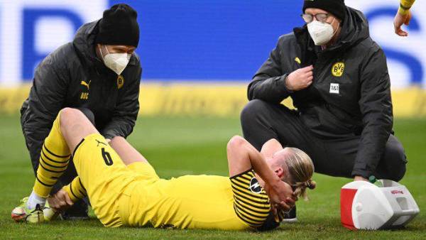 Preocupación en el Borussia Dortmund por los problemas de la nueva lesión de Erling Haaland