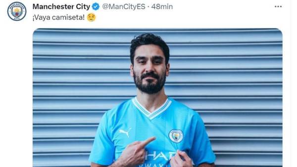 Este fue el mensaje que Manchester City tuvo que borrar sobre Gündogan .