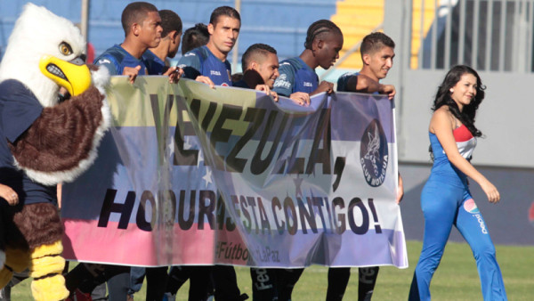 Motagua se solidarizó con los venezolanos