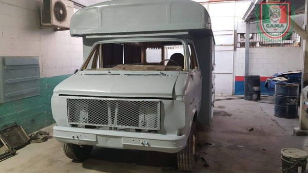 El monstruomóvil de Marathón, convertido en food truck en el Yankel Rosenthal