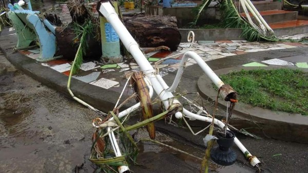 Desoladoras imágenes las que dejó el paso del Huracán Eta por el Caribe Norte de Nicaragua