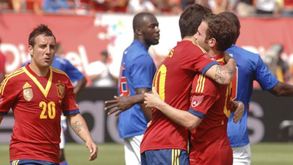 España deja pobre imagen en amistoso ante Haití