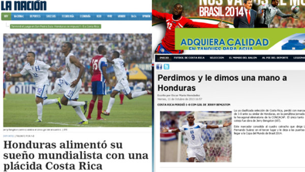 Prensa tica critica a una 'Costa Rica sin alma mundialista”