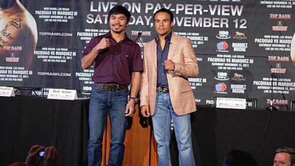 Mexicano Márquez trabaja para noquear a Pacquiao