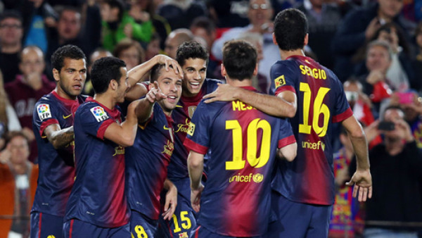 Barcelona se exhibe goleando en casa