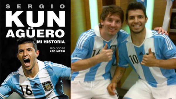 Messi escribirá el prólogo del libro del 'Kun” Agüero