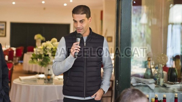 Así fue la cena de Navidad del Barcelona donde participó Choco Lozano