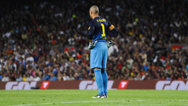 El error de Víctor Valdés le pesó al Barcelona